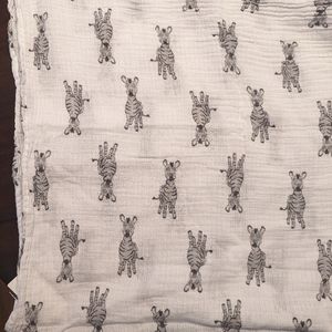 Aden and Anais zebra swaddle